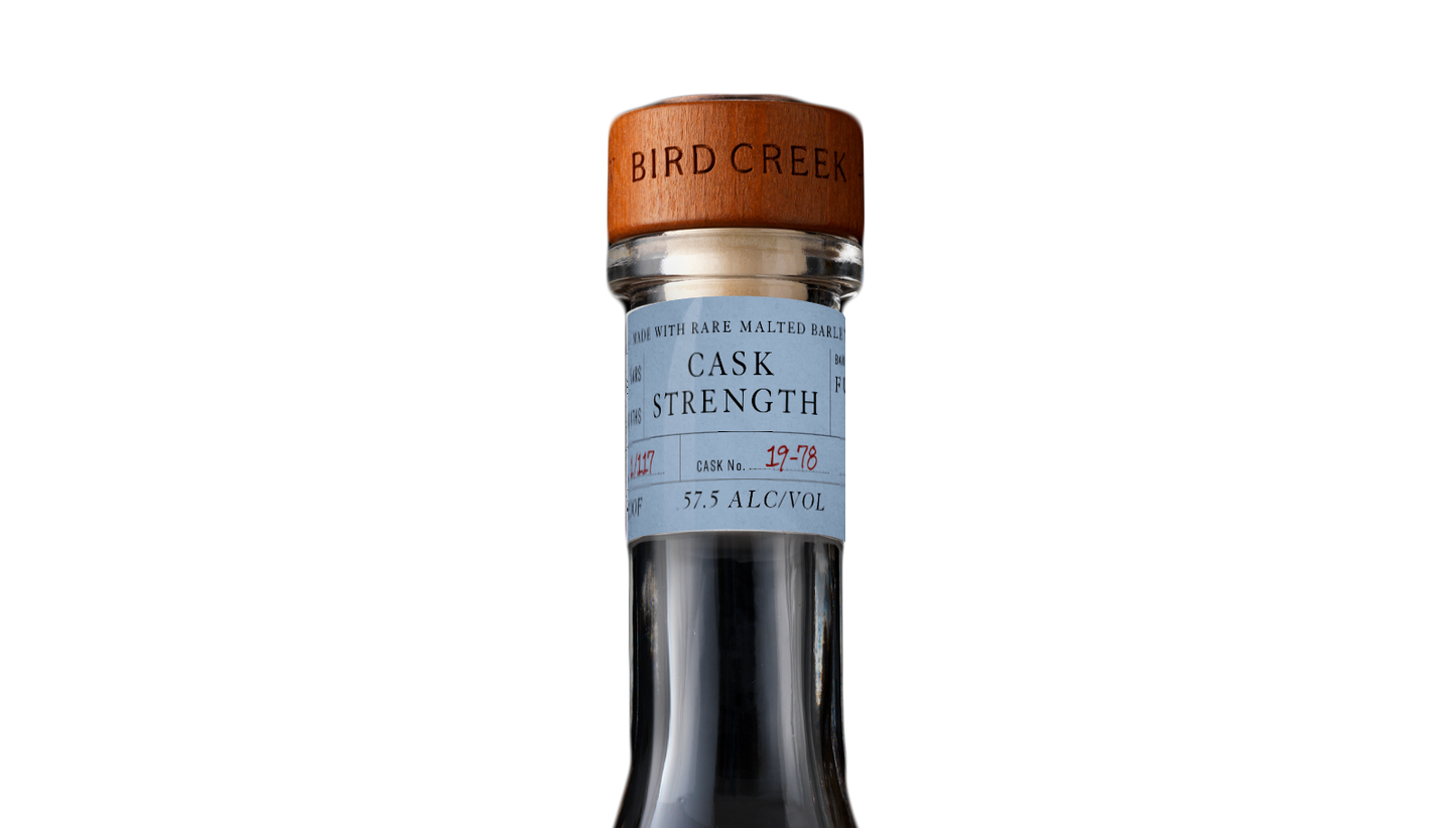 Bird Creek Whiskey - Cask Strength - Full Pint - 57.5% alc/vol - 115 Proof