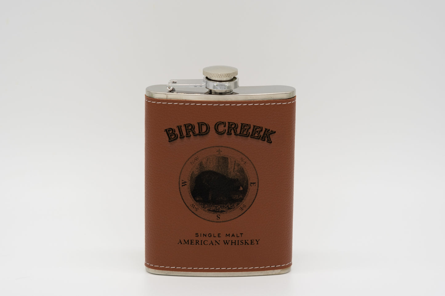 Arched Leather Flask