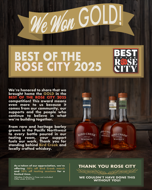 Bird Creek Wins Gold: Best of the Rose City 2025