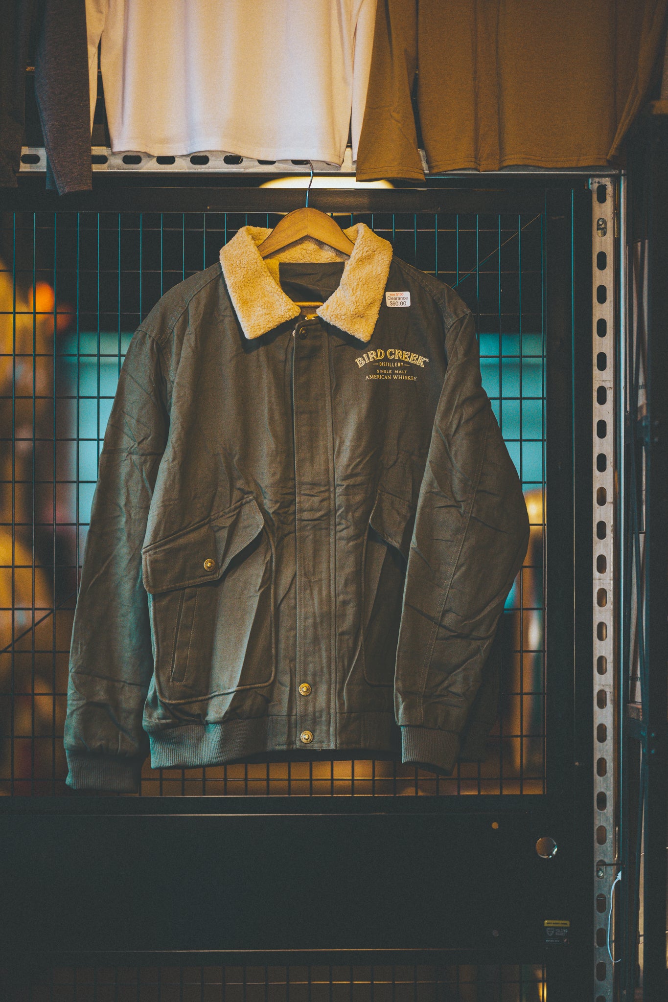 Fleece-Lined Bomber Jacket