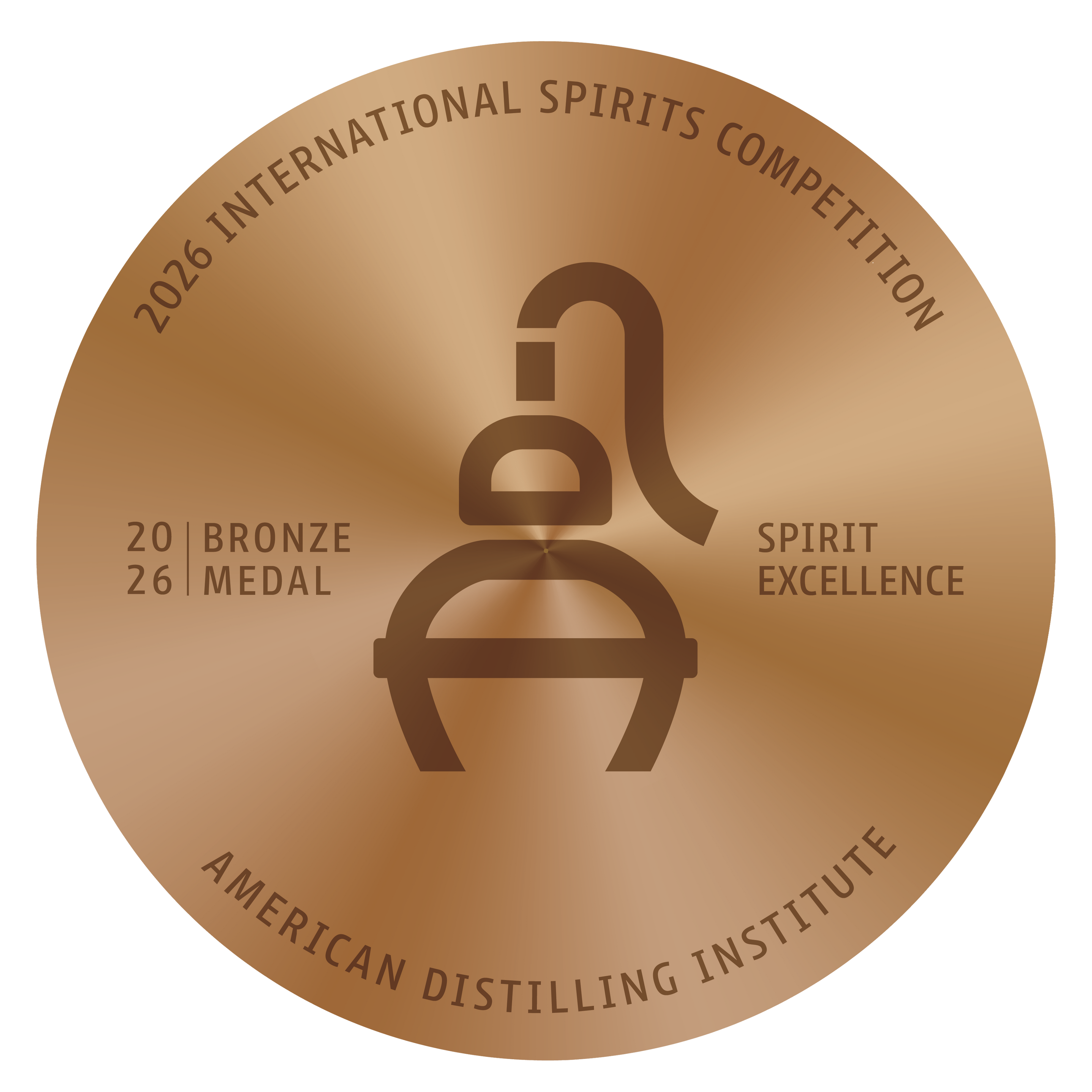 Bronze medal from the 2026 International Spirits Competition by the American Distilling Institute