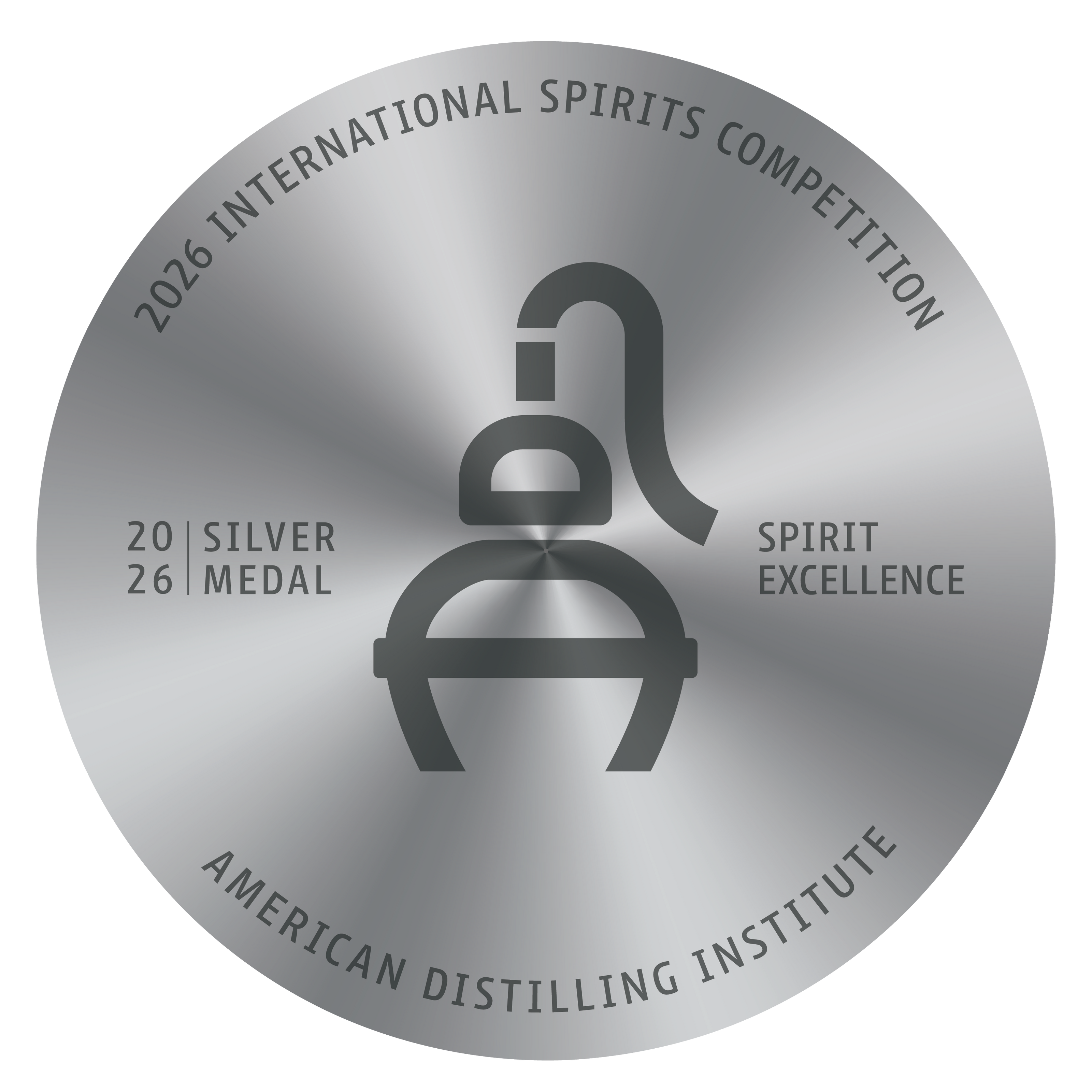 Silver medal from the 2026 International Spirits Competition by the American Distilling Institute