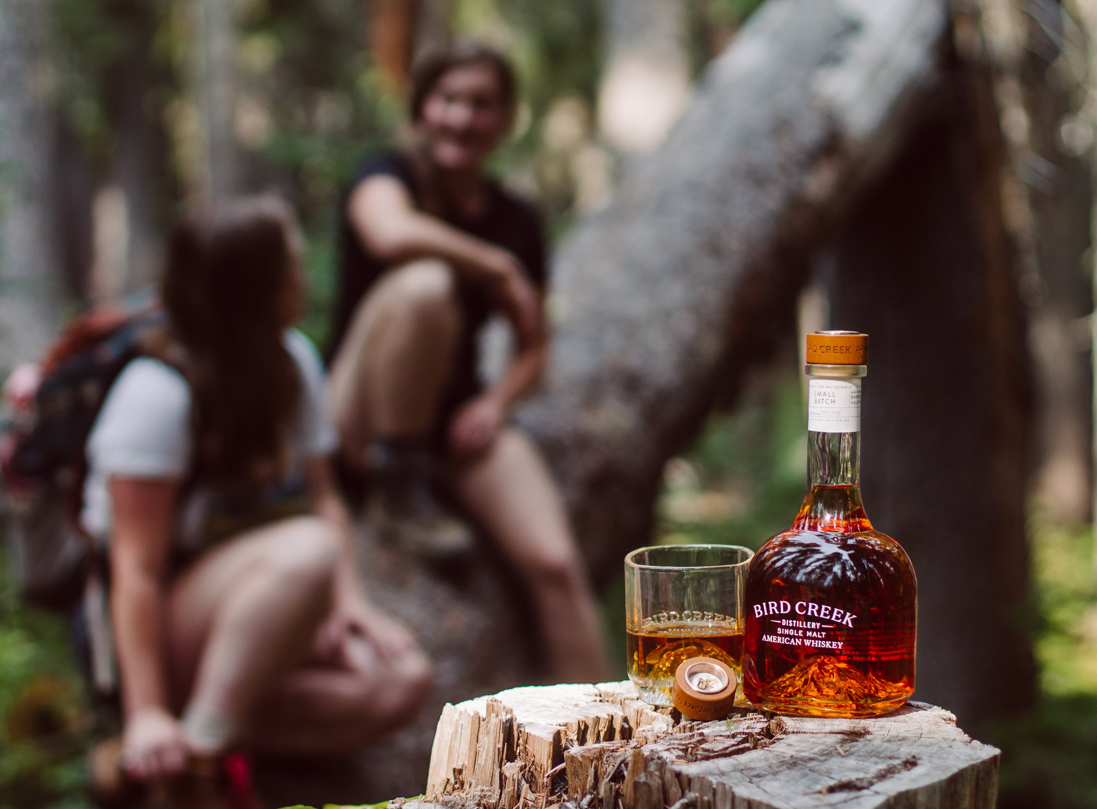 Bird Creek Whiskey - Hikers, bottle & tumbler