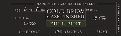 COLD BREW CASK - Full Pint