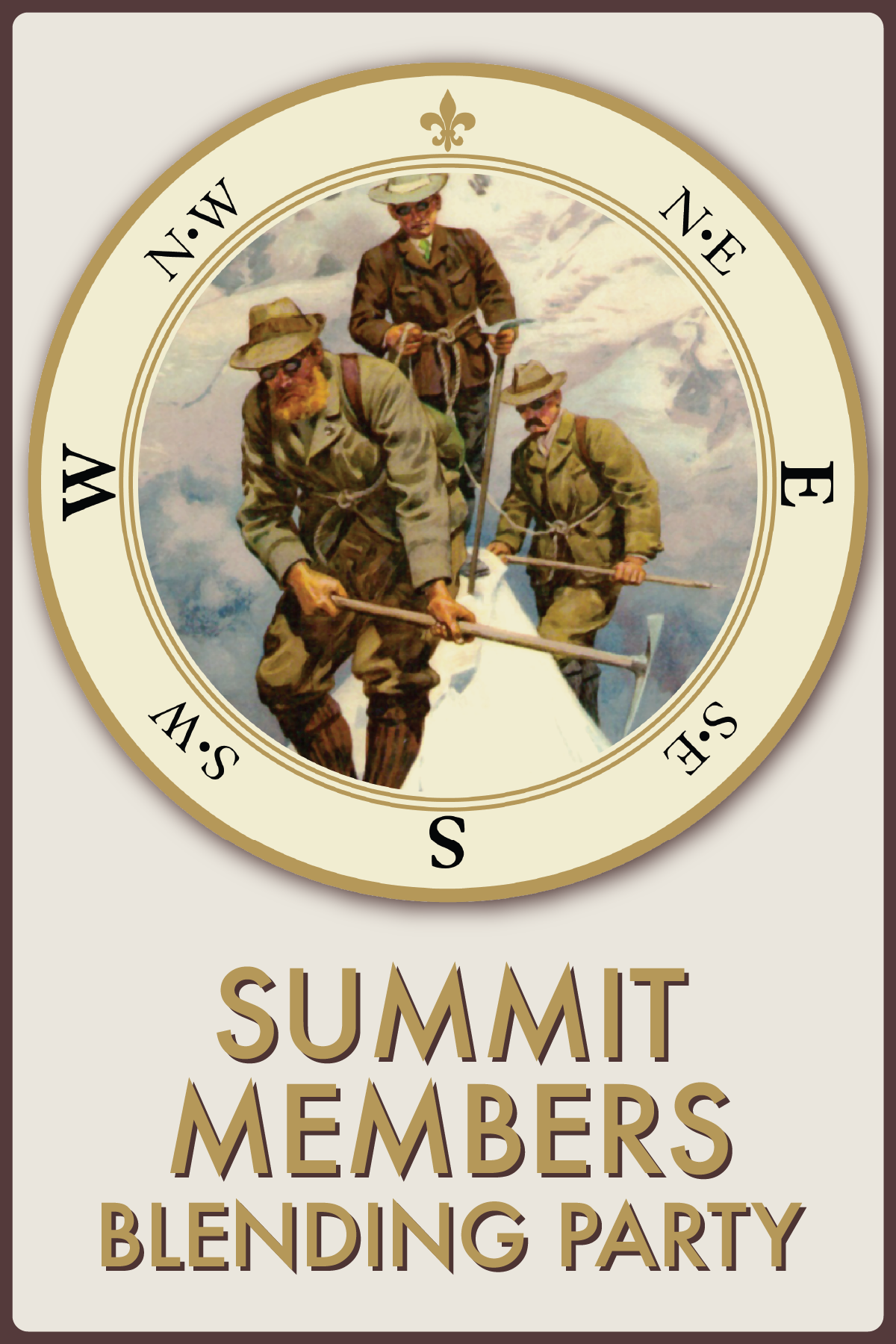 Badge for Summit Members Blending Party