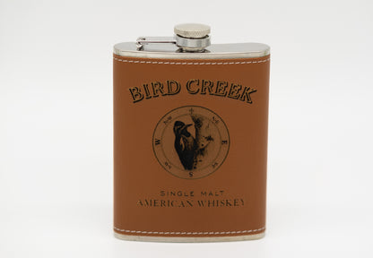 Arched Leather Flask