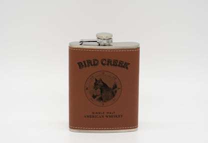 Arched Leather Flask