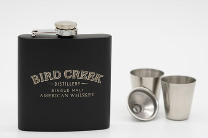 Black Flask Gift Set